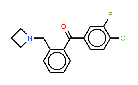 [2-(1-Azetidinylmethyl)phenyl](4-chloro-3-fluorophenyl)methanone