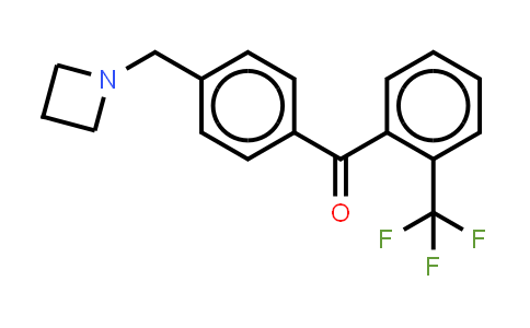 [4-(1-Azetidinylmethyl)phenyl][2-(trifluoromethyl)phenyl]methanone