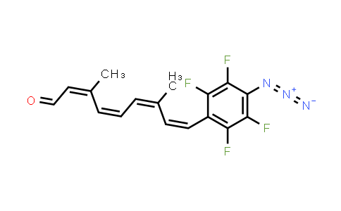 (2Z,4Z,6Z,8Z)-9-(4-Azido-2,3,5,6-Tetrafluorophenyl)-3,7-Dimethylnona-2,4,6,8-Tetraenal