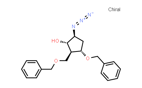 (1S,2S,3S,5S)-5-Azido-3-(phenylmethoxy)-2-[(phenylmethoxy)methyl]cyclopentanol