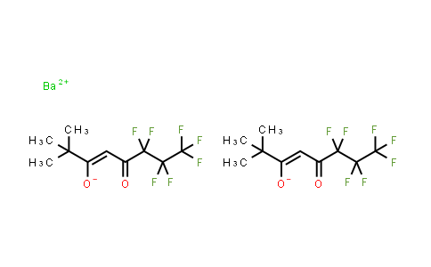 Barium Bis[(3Z)-6,6,7,7,8,8,8-Heptafluoro-2,2-Dimethyl-5-Oxo-3-Octen-3-Olate]