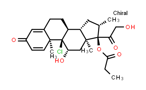 9Α-氯-16Β-甲基孕甾-1,4-二烯-11Β,17Α,21-三醇-3,20-二酮-17-丙酸酯