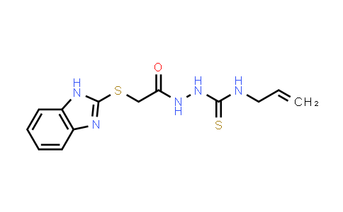 1-(2-(Benzimidazol-2-ylthio)acetyl)-4(prop-2-enyl)thiosemicarbazide