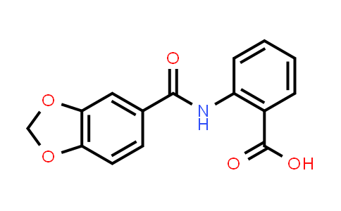 2-[(1,3-Benzodioxol-5-ylcarbonyl)amino]benzoic acid