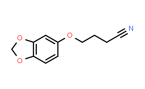 4-(1,3-Benzodioxol-5-yloxy)butanenitrile