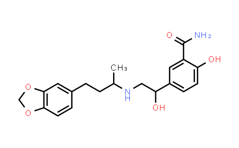 5-[2-[[3-(1,3-Benzodioxol-5-yl)-1-methylpropyl]amino]-1-hydroxyethyl]salicylamide