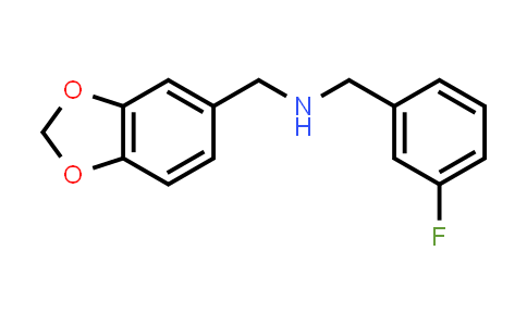 1-(1,3-Benzodioxol-5-Yl)-N-(3-Fluorobenzyl)Methanamine
