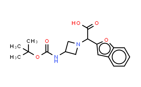 Benzofuran-2-Yl-(3-N-Boc-Amino-Azetidin-1-Yl)-Acetic Acid