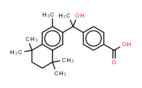 Benzoic acid,4-[1-hydroxy-1-(5,6,7,8-tetrahydro-3,5,5,8,8-pentamethyl-2-naphthalenyl)ethyl]-
