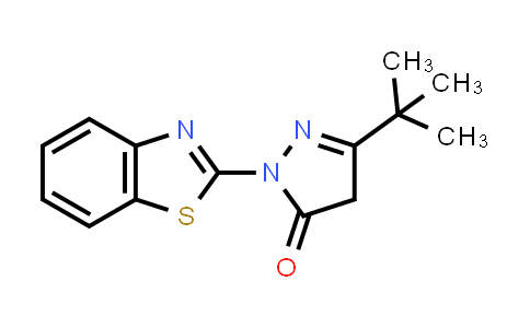 1-benzothiazol-2-yl-3-(tert-butyl)-2-pyrazolin-5-one