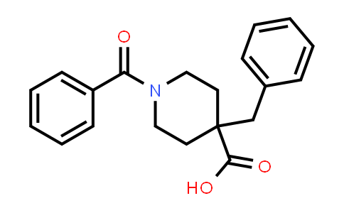 1-Benzoyl-4-benzylpiperidine-4-carboxylic acid_136080-23-4_Hairui Chemical