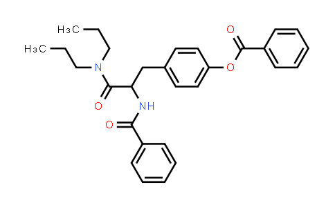 alpha-(Benzoylamino)-4-(benzoyloxy)-N,N-dipropylbenzenepropanamide