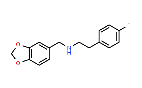 Benzo[1,3]Dioxol-5-Ylmethyl-[2-(4-Fluoro-Phenyl)-Ethyl]-Amine