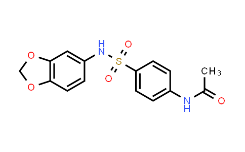 N-(4-((Benzo[3,4-d]1,3-dioxolen-5-ylamino)sulfonyl)phenyl)ethanamide
