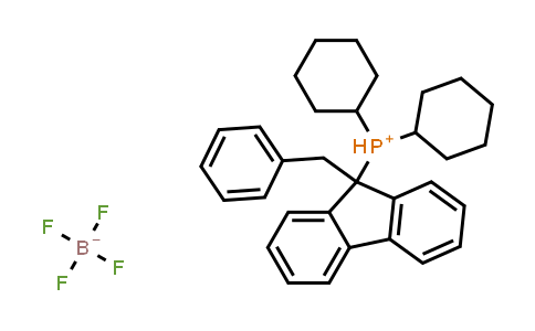 (9-Benzyl-9H-fluoren-9-yl)(dicyclohexyl)phosphonium tetrafluoroborate