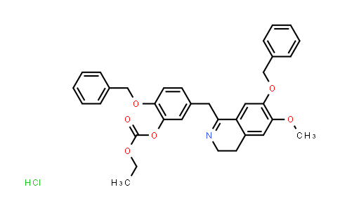 7-Benzyloxy-1-(4-benzyloxy-3-ethoxycarbonyloxybenzyl)-6-methoxy-3,4-dihydroisoquinoline hydrochloride