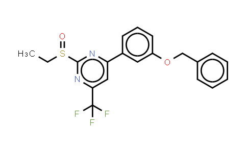 (4-(3-Benzyloxyphenyl)-2-ethylsulfinyl-6-(trifluoromethyl)pyrimidine