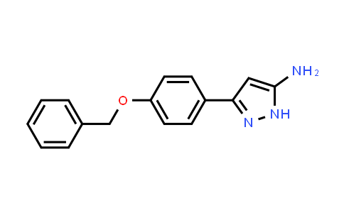 5-(4-Benzyloxyphenyl)-2H-pyrazol-3-ylamine