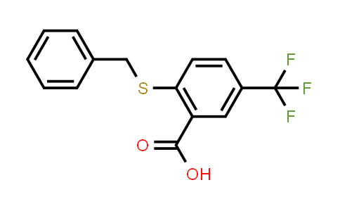 2-Benzylsulfanyl-5-(Trifluoromethyl)Benzoic Acid