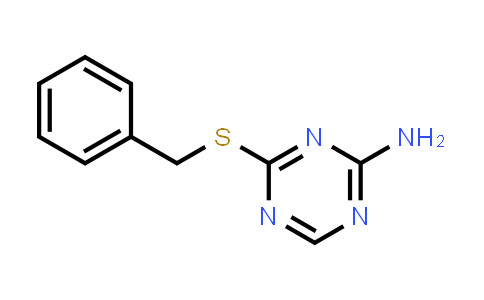 4-(Benzylthio)-1,3,5-triazin-2-amine