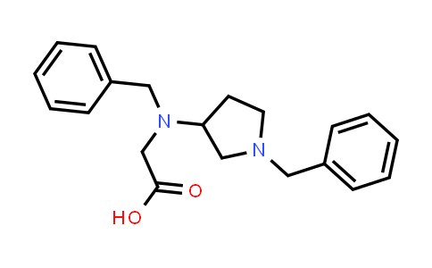2-(Benzyl(1-benzylpyrrolidin-3-yl)amino)acetic acid