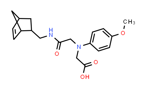 [{2-[(Bicyclo[2.2.1]hept-5-en-2-ylmethyl)amino]-2-oxoethyl}(4-methoxyphenyl)amino]acetic acid