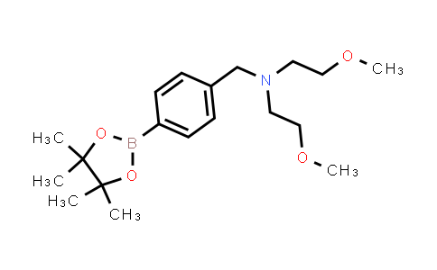 Bis-(2-methoxy-ethyl)-[4-(4,4,5,5-tetramethyl-[1,3,2]dioxaborolan-2-yl)-benzyl]amine