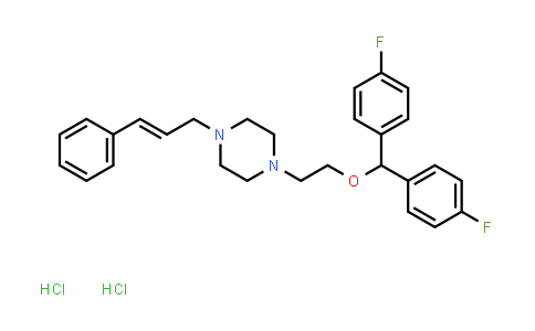 1-(2-(Bis-(4-Fluorophenyl)Methoxy)Ethyl)-4-(3-Phenyl-2-Propenyl)Piperazine Dihydrochloride