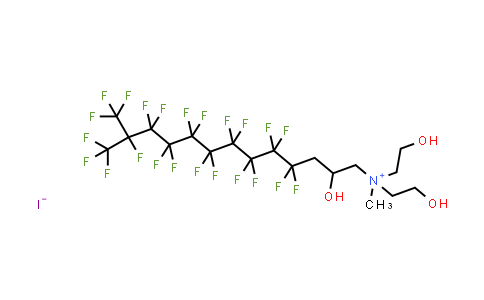 [Bis(2-Hydroxyethyl)][2-Hydroxy-4,4,5,5,6,6,7,7,8,8,9,9,10,10,11,11,12,13,13,13-Icosafluoro-12-(Trifluoromethyl)Tridecan-1-Yl]Methylammonium Iodide