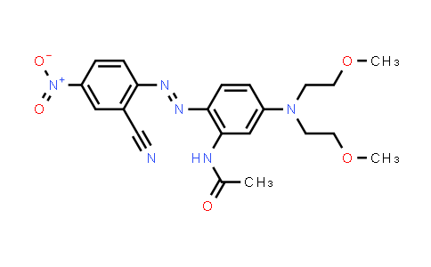 N-[5-[Bis(2-methoxyethyl)amino]-2-[(2-cyano-4-nitrophenyl)azo]phenyl]acetamide