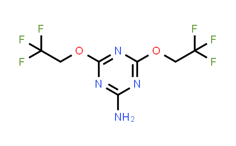 4,6-Bis(2,2,2-Trifluoroethoxy)-1,3,5-Triazin-2-Amine