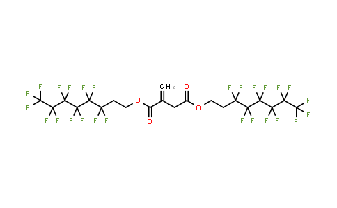 Bis(3,3,4,4,5,5,6,6,7,7,8,8,8-Tridecafluorooctyl) 2-Methylenesuccinate