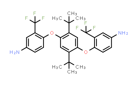 1,4-Bis(4-amino-2-trifluoromethylphenoxy)-2,5-di-tert-butylbenzene