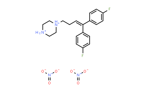 1-[4,4-Bis(4-fluorophenyl)-3-buten-1-yl]piperazinediium dinitrate