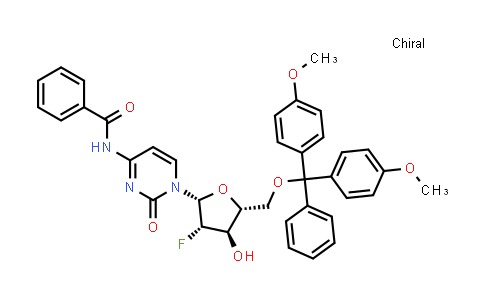 N-[1-[5-O-[Bis(4-methoxyphenyl)phenylmethyl]-2-deoxy-2-fluoro-beta-D-arabinofuranosyl]-1,2-dihydro-2-oxo-4-pyrimidinyl]benzamide