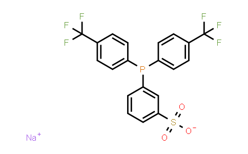 Bis(4-trifluoromethylphenyl)(3-sulfonatophenyl)phosphine sodium