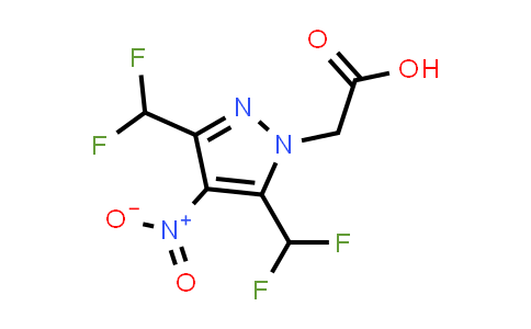 [3,5-Bis(difluoromethyl)-4-nitro-1H-pyrazol-1-yl]acetic acid