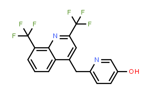 6-{[2,8-Bis(trifluoromethyl)-4-quinolinyl]methyl}-3-pyridinol