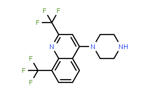 2,8-Bis(Trifluoromethyl)-4-(Piperazin-1-Yl)Quinoline