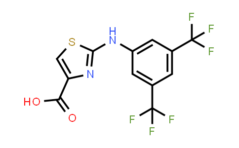 2-((3,5-bis(Trifluoromethyl)phenyl)amino)-1,3-thiazole-4-carboxylic acid