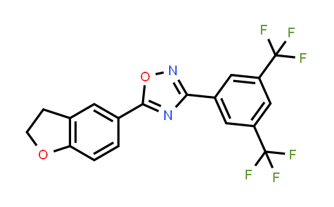 3-[3,5-Bis(trifluoromethyl)phenyl]-5-(2,3-dihydro-5-benzofuranyl)-1,2,4-oxadiazole