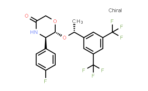 (5R,6R)-6-[(1R)-1-[3,5-Bis(trifluoromethyl)phenyl]ethoxy]-5-(4-fluorophenyl)-3-morpholinone