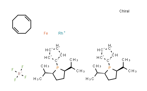 1,1'-Bis((2R,5R)-2,5-diisopropylphospholano)ferrocene(cyclooctadiene)rhodiuM(I) tetrafluoroborate