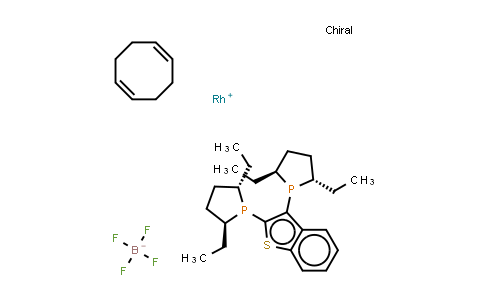 (-)-2,3-Bis((2S,5S)-2,5-Diethylphospholano)Benzo[b]Thiophene(1,5-Cyclooctadiene)Rhodium(I)Tetrafluoroborate