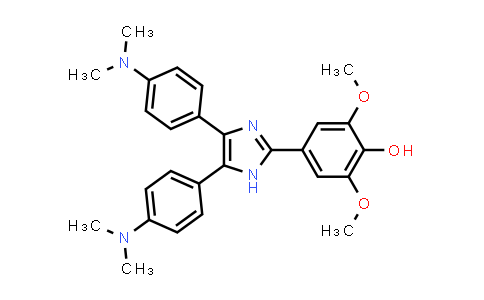 4-[4,5-Bis[4-(dimethylamino)phenyl]-1H-imidazol-2-yl]-2,6-dimethoxyphenol