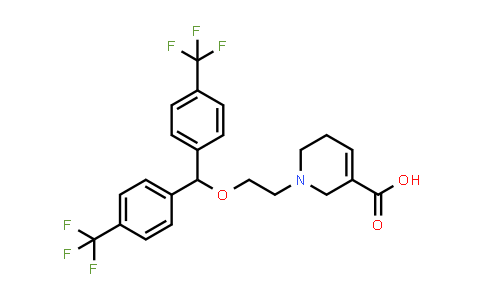 1-[2-[Bis[4-(Trifluoromethyl)Phenyl]Methoxy]Ethyl]-5,6-Dihydro-2H-Pyridine-3-Carboxylic Acid