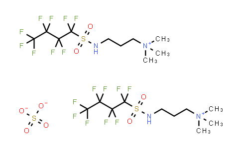 Bis[Trimethyl-3-[[(Nonafluorobutyl)Sulphonyl]Amino]Propylammonium] Sulphate