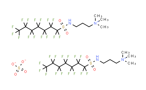 Bis[Trimethyl-3-[[(Pentadecafluoroheptyl)Sulphonyl]Amino]Propylammonium] Sulphate
