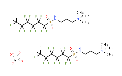 Bis[Trimethyl-3-[[(Tridecafluorohexyl)Sulphonyl]Amino]Propylammonium] Sulphate