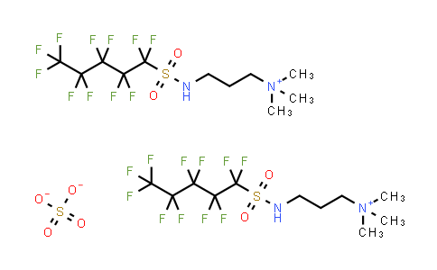 Bis[Trimethyl-3-[[(Undecafluoropentyl)Sulphonyl]Amino]Propylammonium] Sulphate